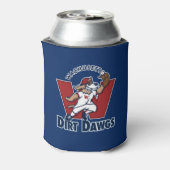 Wachusett Dirt Dawgs Collegiate Baseball Team Logo Dosenkühler (Kanne Rückseite)