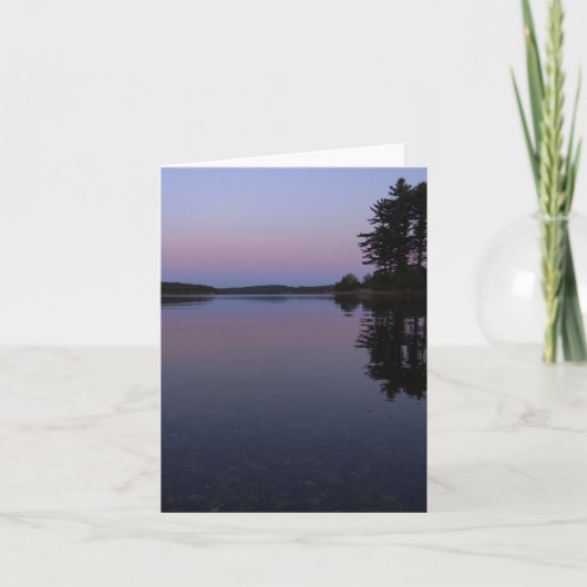 Wachusett Sunset Note Card Karte (Vorderseite)