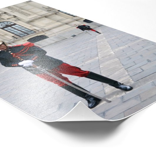 Wachwechsel, Lima, Peru Fotodruck (Ecke)