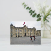 Wachwechsel, Lima, Peru Postkarte (Stehend Vorderseite)