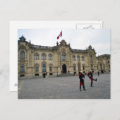 Wachwechsel, Lima, Peru Postkarte (Vorne/Hinten)