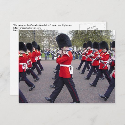Wachwechsel - Woodwinde Postkarte (Vorne/Hinten)