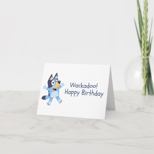Wackadoo, viel Glück zum Geburtstag! Ankündigung (Vorderseite)