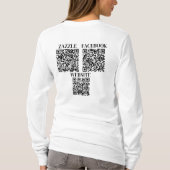 Wackadoodle Ostrich Personalized Back  T-Shirt (Rückseite)