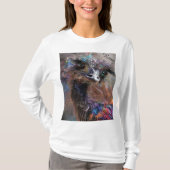 Wackadoodle Ostrich Personalized Back  T-Shirt (Vorderseite)