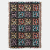 Wackelhexen Decke (Vorderseite Vertikal)