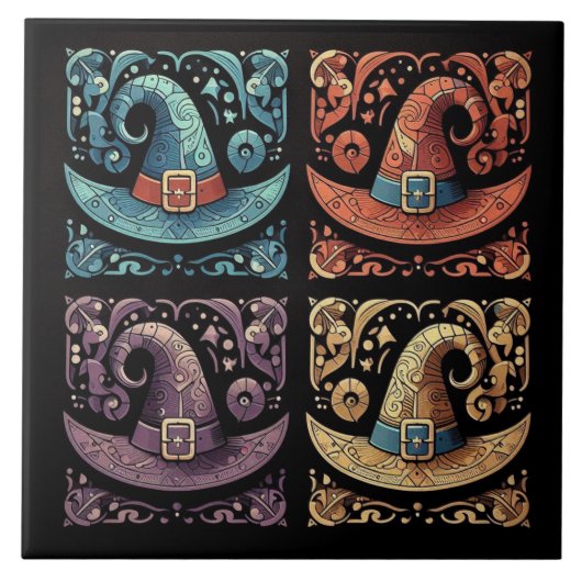 Wackelhexen Fliese (Vorderseite)