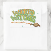 Wackelhexen Rechteckiger Aufkleber (Tasche)