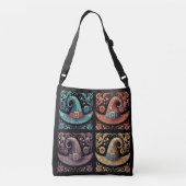 Wackelhexen Tragetaschen Mit Langen Trägern (Rückseite)