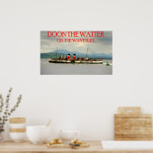 wackelig auf dem Ton Poster (Küche)