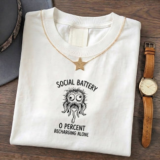 Wackeliger Oktopus Introvertierter Lustiger Tee