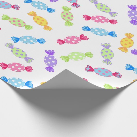 Wackelkerze Geschenkpapier (Ecke)