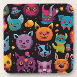 Wackelmonster Getränkeuntersetzer