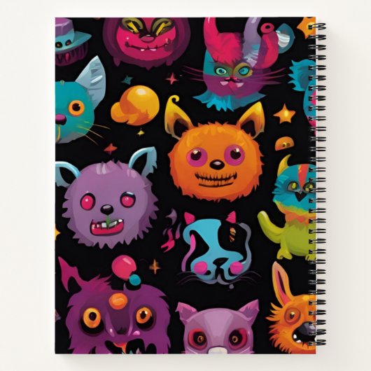 Wackelmonster Notizblock (Rückseite)