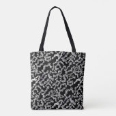 Wackelnde Buchstabenmuster - WIGLET01🧬.Schwarzer Tasche (Rückseite)