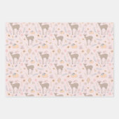 Wackelpapier für Waldhirsche und Blätter (Vorderseite)