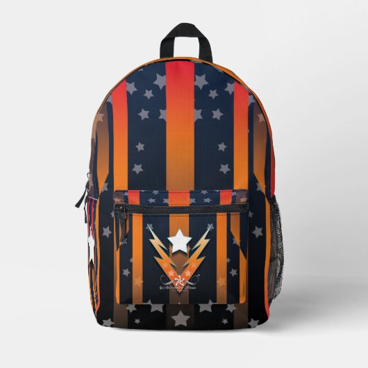 Wackelstars Bedruckter Rucksack (Vorderseite)