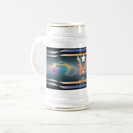 Wackelstars Bierglas (Vorderseite Links)