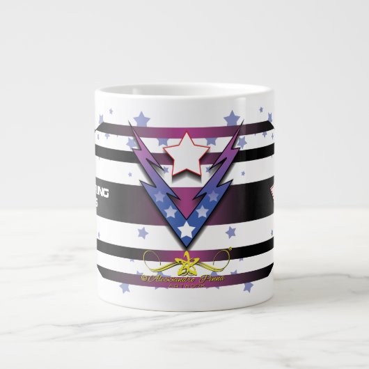 Wackelstars Jumbo-Tasse (Vorderseite)