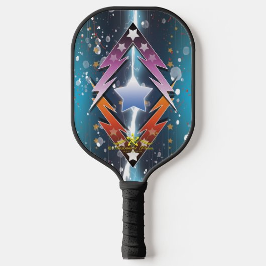 Wackelstars Pickleball Schläger (Vorderseite)