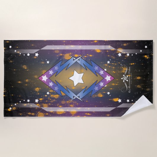 Wackelstars Strandtuch (Vorderseite)