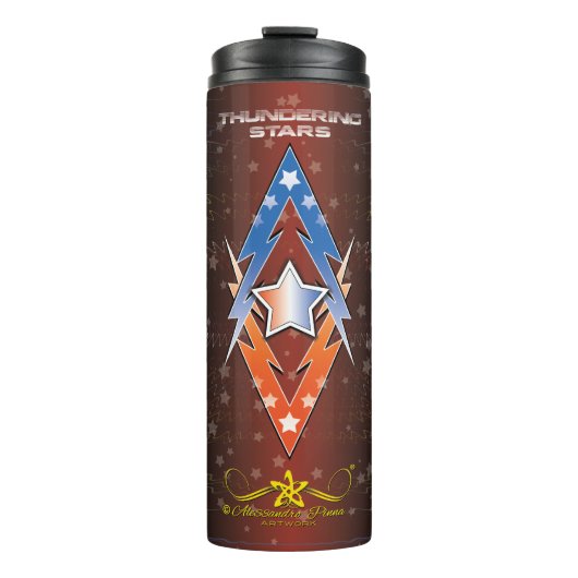 Wackelstars Thermosbecher (Vorderseite)