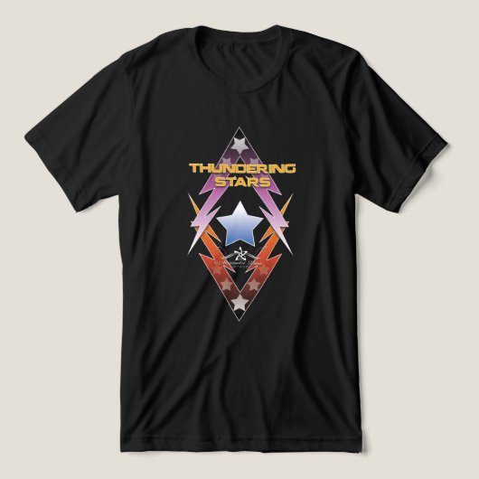 Wackelstars Tri-Blend Shirt (Design Vorderseite)