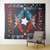 Wackelstars Wandteppich (Beispiel (Horizontal))