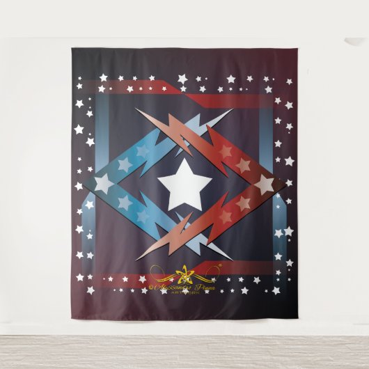 Wackelstars Wandteppich (Vorderseite)
