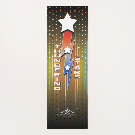 Wackelstars Yogamatte (Rückseite)