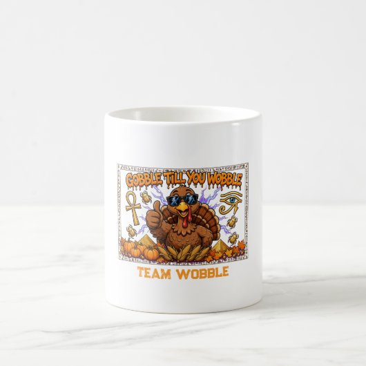 Wackle bis du wackelst Lustiger ägyptischer Pharao Kaffeetasse (Mittel)