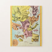 Wacky 11x14 Old Europe Map Puzzle (Vertikal)