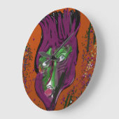 Wacky Cartoon  Große Wanduhr (Winkel)