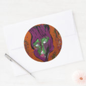 Wacky Cartoon Round Sticker Sheets (Umschlag)