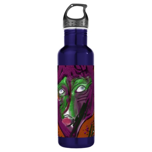 Wacky Cartoon Stainless Steel Water Bottle Edelstahlflasche (Vorderseite)