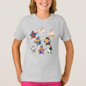 Wacky Chicks in Muscheln T-Shirt (Vorderseite)