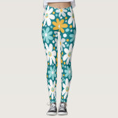 Wacky Daisy Garden Gemustert | LEGGINGS (Vorderseite)