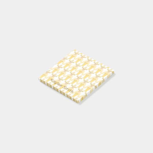 Wacky Dancing Banana Kawaii Post-it Klebezettel (angewinkelt)