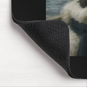 Wacky Dog Funny Odle Sea Dog Rate Meme Nautical Ar Mousepad (Ecke)