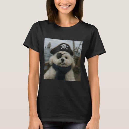 Wacky Dog Funny Odle Sea Dog Rate Meme Nautical Ar T-Shirt (Vorderseite)