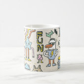 Wacky Doodles: Vintages Set Kaffeetasse (Mittel)