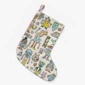 Wacky Doodles: Vintages Set Kleiner Weihnachtsstrumpf (Vorderansicht (hängend))