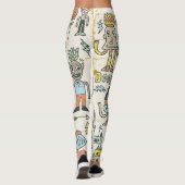Wacky Doodles: Vintages Set Leggings (Rückseite)