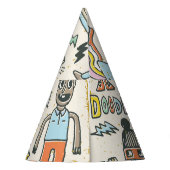 Wacky Doodles: Vintages Set Partyhütchen (Rückseite)