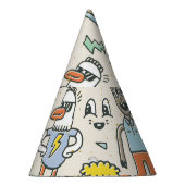 Wacky Doodles: Vintages Set Partyhütchen (Rechts)