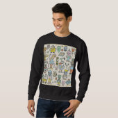 Wacky Doodles: Vintages Set Sweatshirt (Vorne ganz)