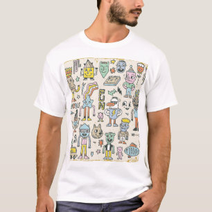 Wacky Doodles: Vintages Set T-Shirt