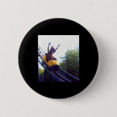 Wacky Horse Riding Roller Coaster Meme Internet Fu Button (Vorderseite)