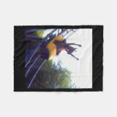 Wacky Horse Riding Roller Coaster Meme Internet Fu Fleecedecke (Vorderseite (Horizontal))