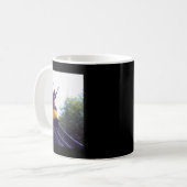 Wacky Horse Riding Roller Coaster Meme Internet Fu Kaffeetasse (Vorderseite Links)